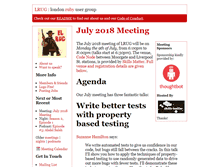 Tablet Screenshot of lrug.org